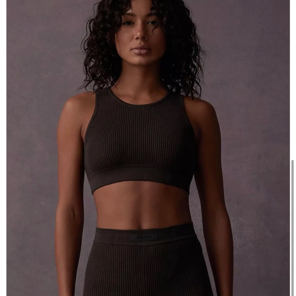 Essentials Fear Of God Off Black Sport Tank Top